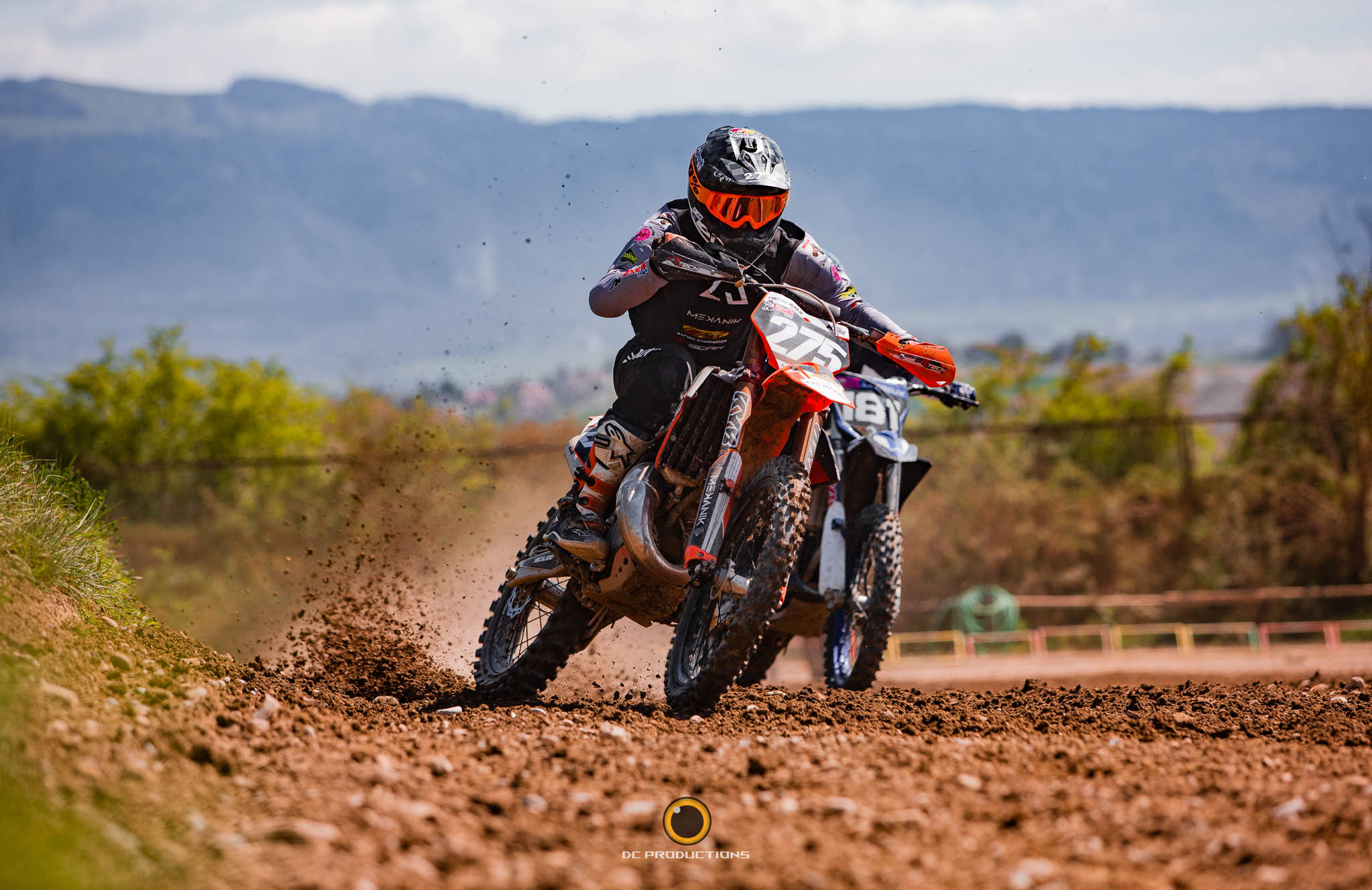 Motocross en action
